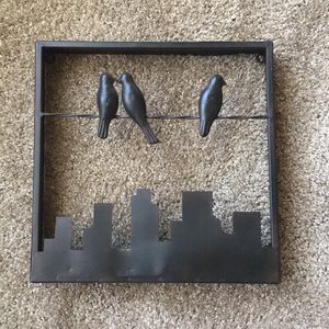 Metal Bird Wall Decor